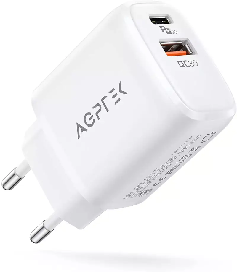 AGPTEK Cargador USB 3.0 + USB C AGPTEK Cargador USB 3.0 + USB C