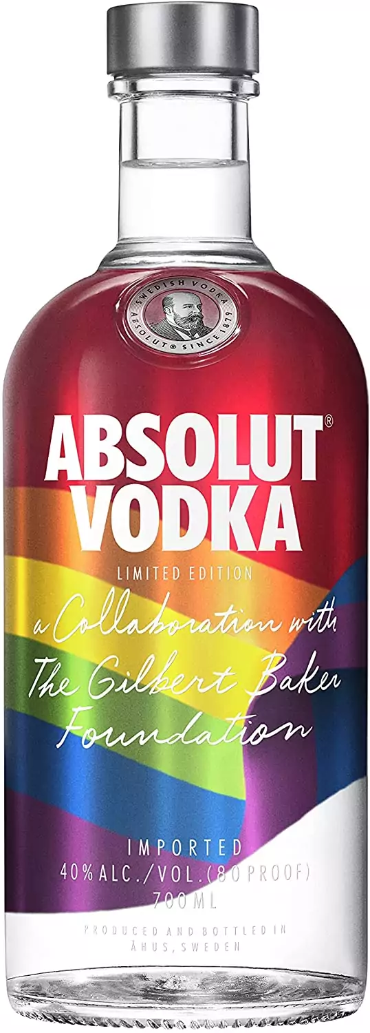 Vodka Absolut Rainbow Edition Vodka Absolut Rainbow Edition