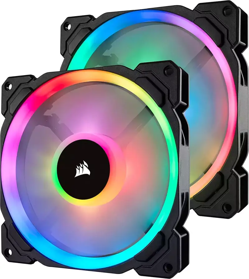 Pack 2 ventiladores RGB Corsair LL140 Pack 2 ventiladores RGB Corsair LL140