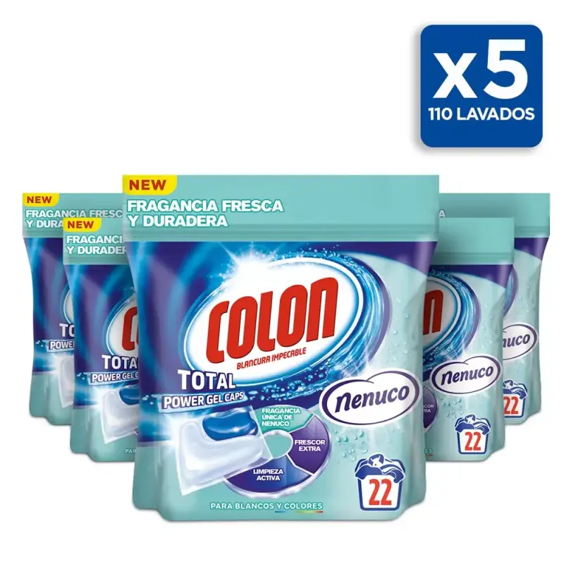 Colon total power caps Nenuco 110 lavados Colon total power caps Nenuco 110 lavados