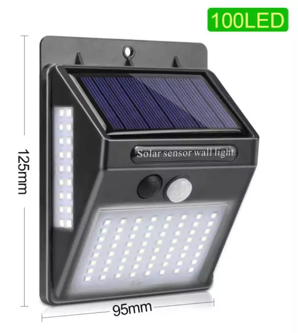 Foco solar de jardín con sensor Foco solar de jardín con sensor