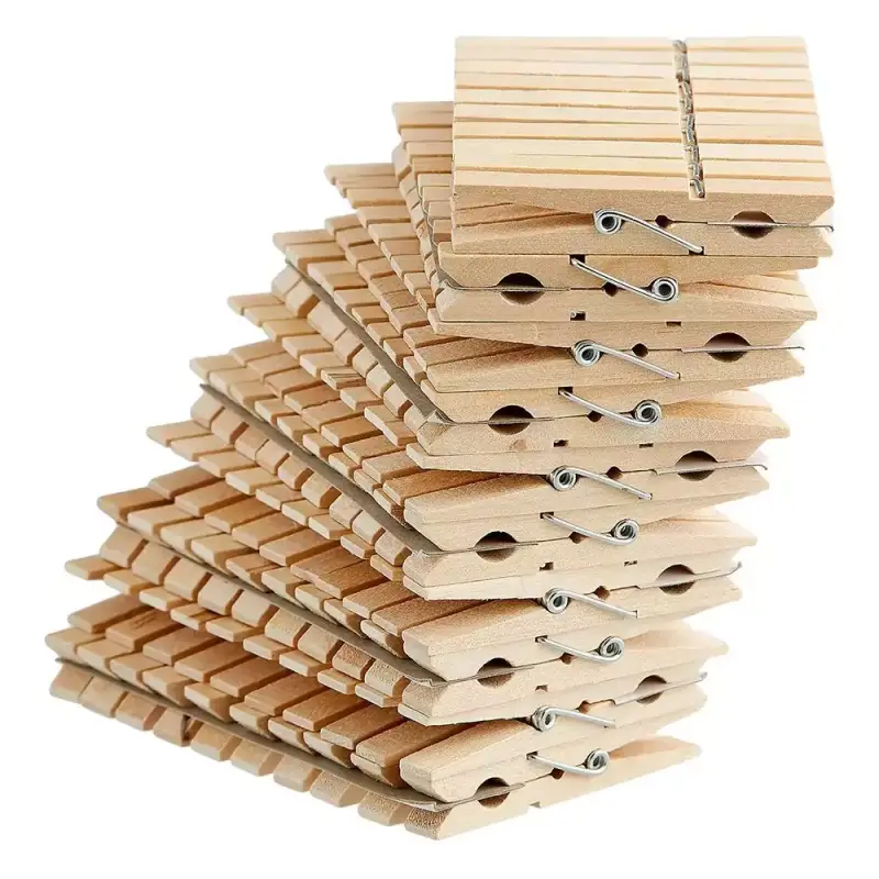 Pack 60 pinzas de madera para la ropa Pack 60 pinzas de madera para la ropa