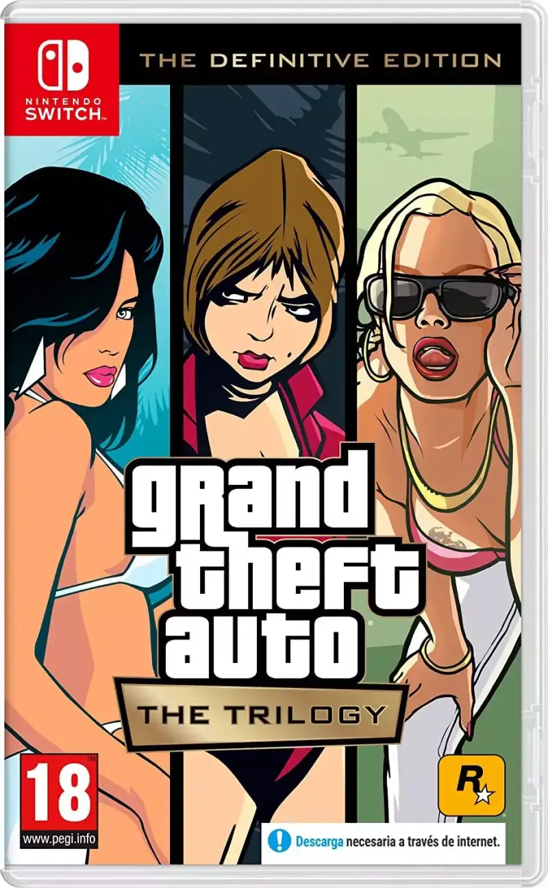 Grand Theft Auto: The Trilogy The Definitive Edition Nintendo Switch Grand Theft Auto: The Trilogy The Definitive Edition Nintendo Switch