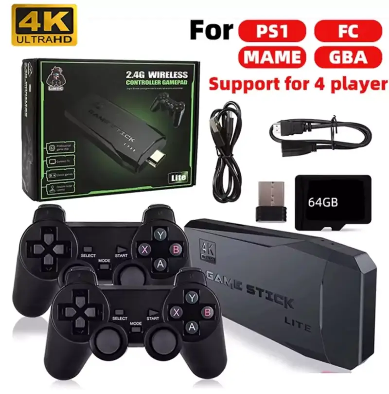Consola retro con mandos Consola retro con mandos
