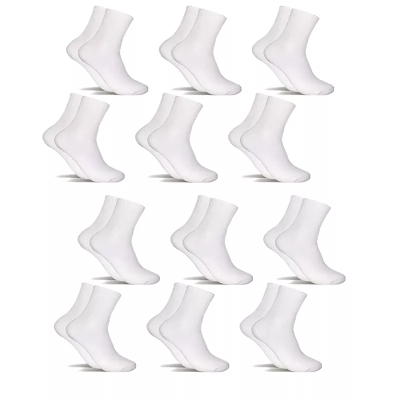Pack 12 pares calcetines medios de hombre (talla 40-46) Pack 12 pares calcetines medios de hombre (talla 40-46)