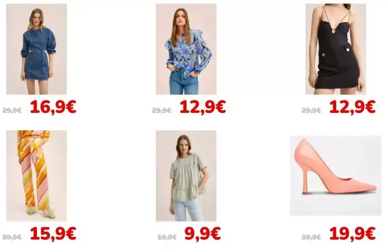 Hasta -60% en ropa de Mango Hasta -60% en ropa de Mango