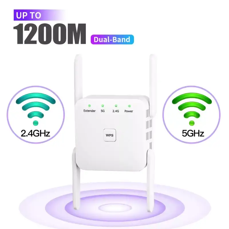 Repetidor Wifi 2,4/5Ghz 1200Mbps Repetidor Wifi 2,4/5Ghz 1200Mbps