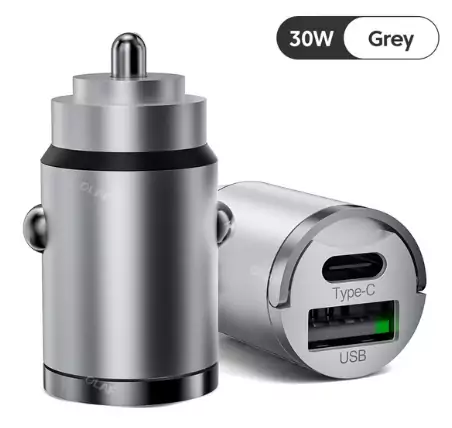 Cargador de coche USB-A + USB-C Cargador de coche USB-A + USB-C