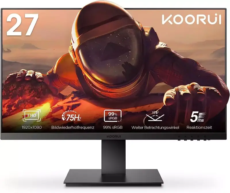 Monitor KOORUI gaming 27" 75Hz Monitor KOORUI gaming 27" 75Hz