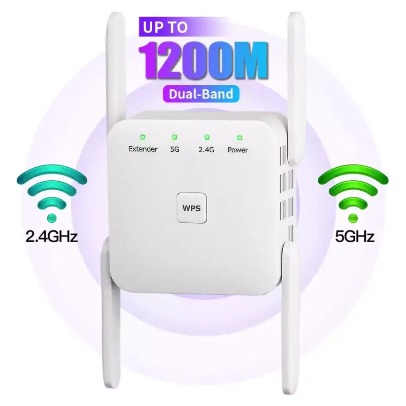 Repetidor Wifi 2,4/5Ghz 1200Mbps Repetidor Wifi 2,4/5Ghz 1200Mbps