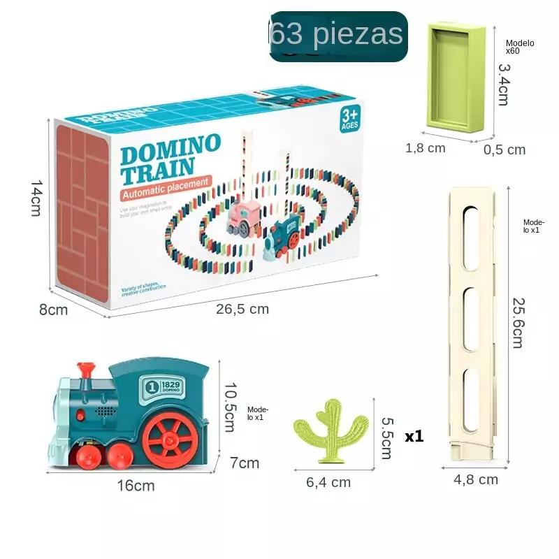Juego de tren eléctrico de 63 piezas Juego de tren eléctrico de 63 piezas