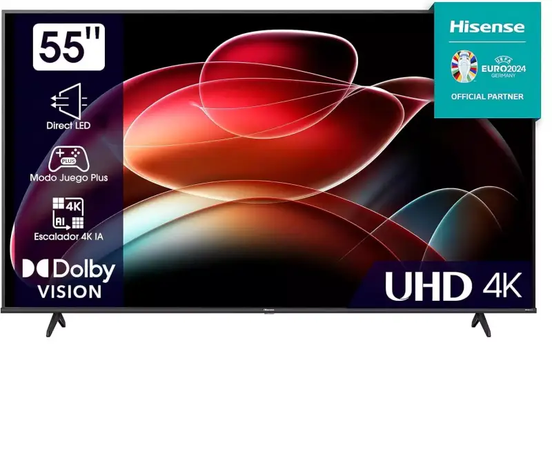 TV Hisense 55" 4K UHD DLED HDR con Alexa TV Hisense 55" 4K UHD DLED HDR con Alexa