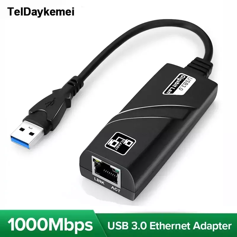 Adaptador Ethernet 3.0 1000mbps Adaptador Ethernet 3.0 1000mbps