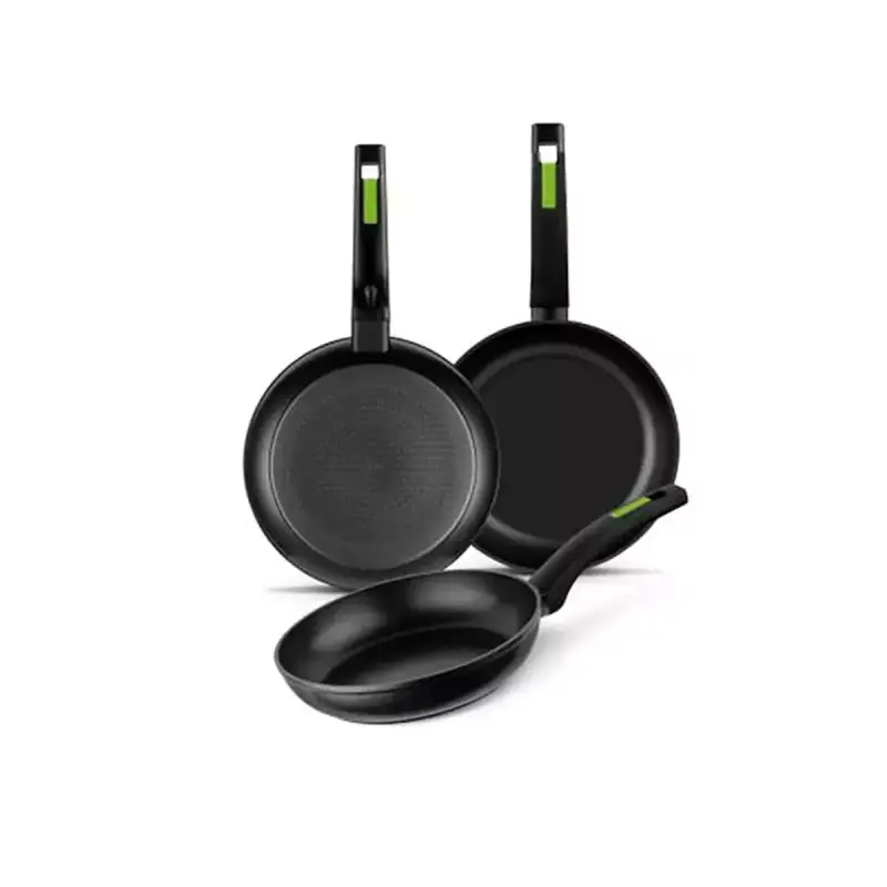 Set 3 sartenes 18, 22 y 26cm Monix Green Set 3 sartenes 18, 22 y 26cm Monix Green