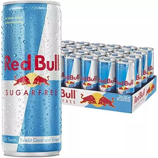 24x250ml Latas de Red Bull Sugar Free 24x250ml Latas de Red Bull Sugar Free