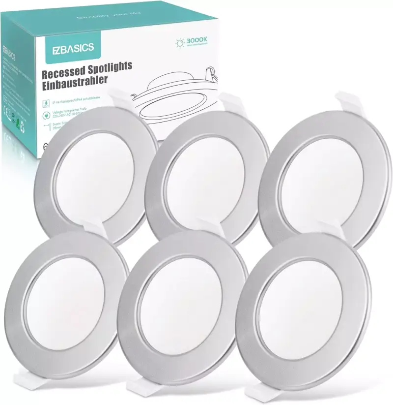 6 focos empotrable 6W 6 focos empotrable 6W