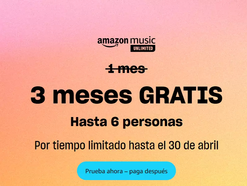 3 Meses de Amazon Music 3 Meses de Amazon Music