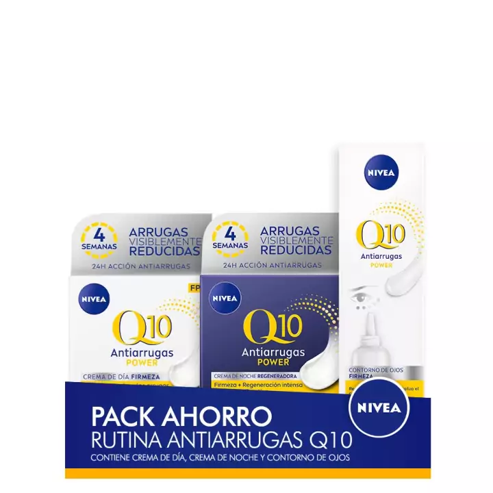 Pack Nivea Q10 crema día + noche + contorno Pack Nivea Q10 crema día + noche + contorno