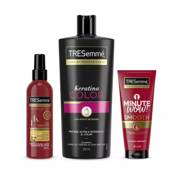 Pack TRESemmé Champú + Protector + Mascarilla Pack TRESemmé Champú + Protector + Mascarilla