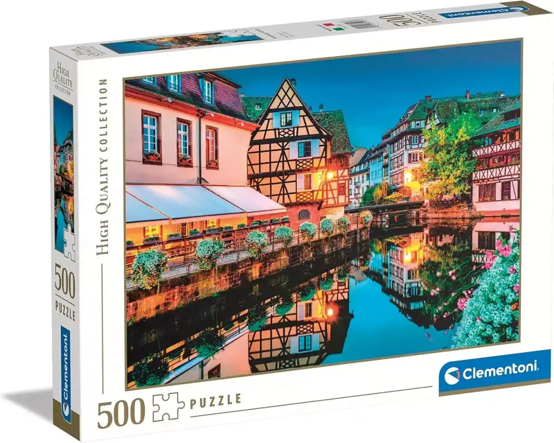 Puzzle Clementoni 500 piezas Strasburgo Puzzle Clementoni 500 piezas Strasburgo