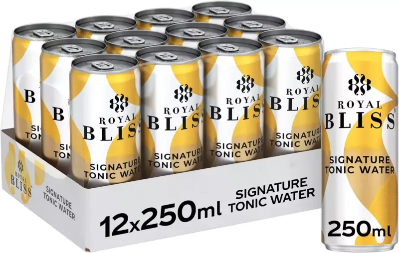 Pack de 12 lata Royal Bliss Signature Tonic Tónica 250ml Pack de 12 lata Royal Bliss Signature Tonic Tónica 250ml