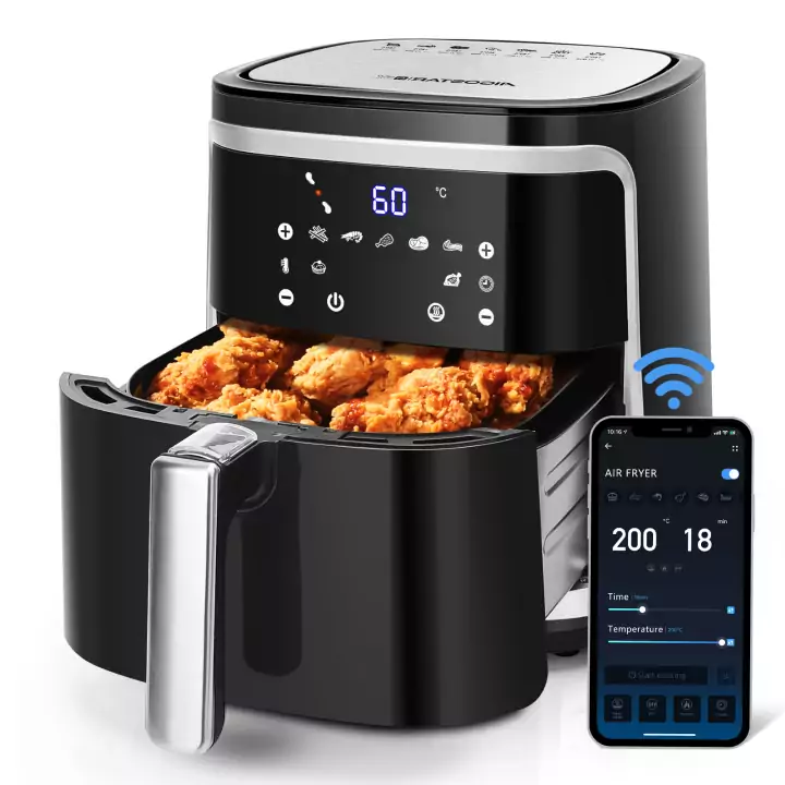 Freidora de aire sin aceite 7L Aigostar Cube 1900W Freidora de aire sin aceite 7L Aigostar Cube 1900W