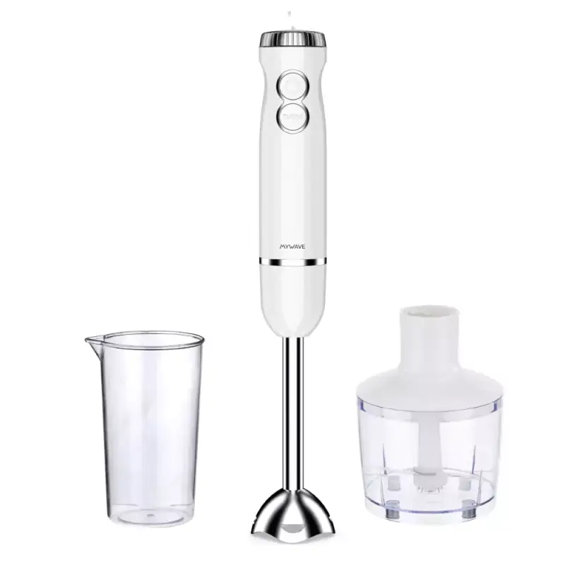 Batidora de mano MyWave + vaso + picadora Batidora de mano MyWave + vaso + picadora