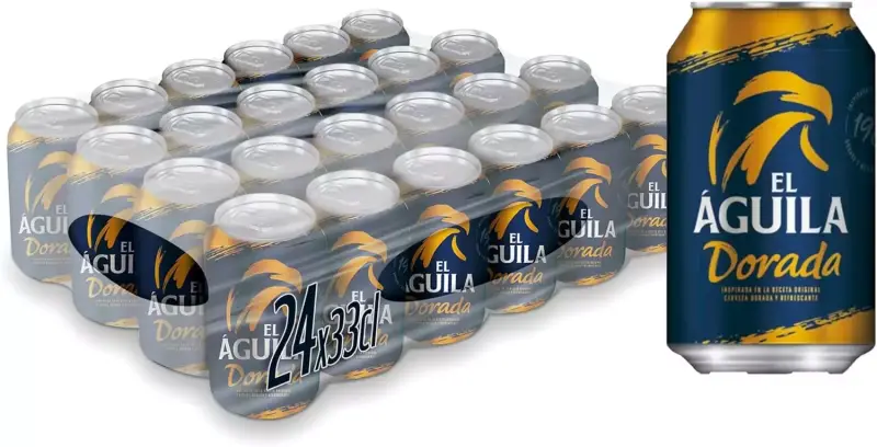 24 x 33cl Cerveza especial sin filtrar El Águila 24 x 33cl Cerveza especial sin filtrar El Águila