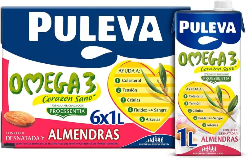 6x 1L Puleva Omega 3 Proessentia Almendras 6x 1L Puleva Omega 3 Proessentia Almendras