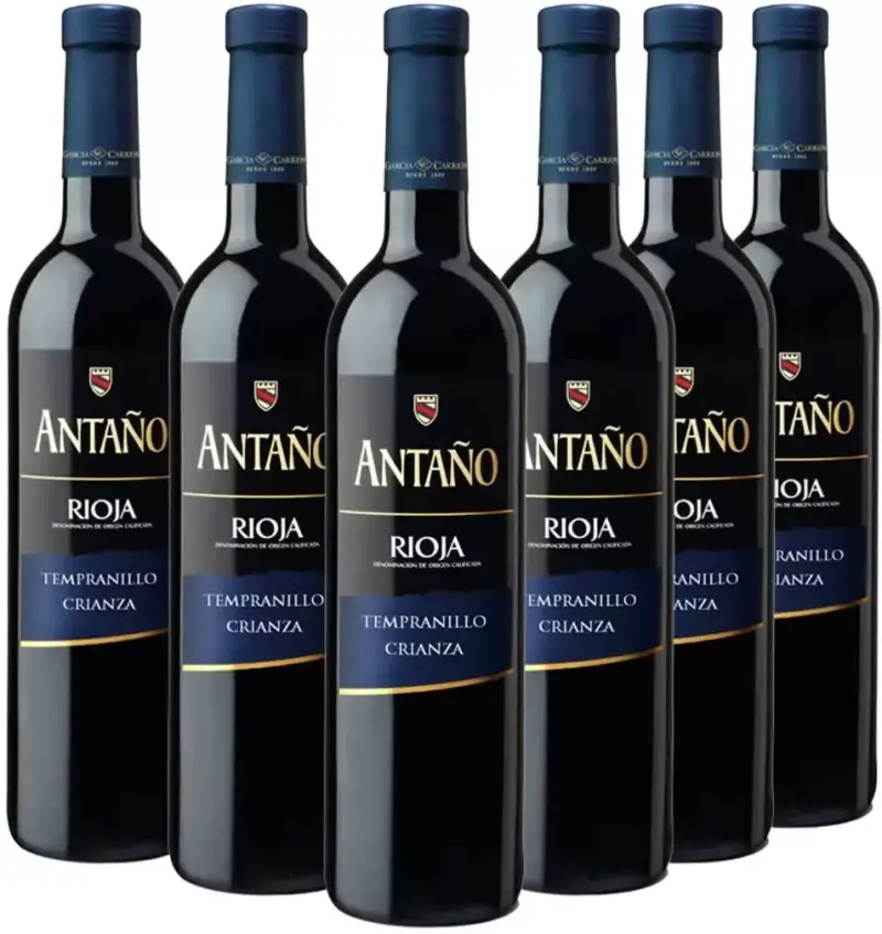 Antaño Crianza Vino Tinto D.O Rioja Pack de 6 x 750 Antaño Crianza Vino Tinto D.O Rioja Pack de 6 x 750