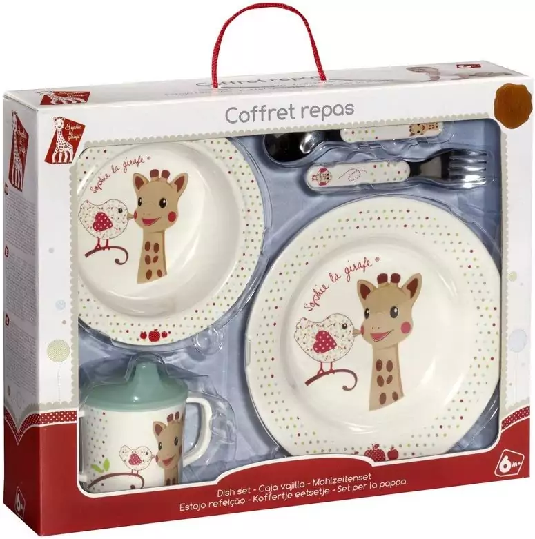 Juegos de vajillas para bebé - SOPHIE LA GIRAFE 460007.0 Juegos de vajillas para bebé - SOPHIE LA GIRAFE 460007.0