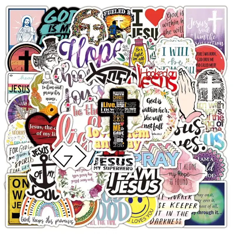 Pegatinas de frases clásicas de Jesús para niños Pegatinas de frases clásicas de Jesús para niños