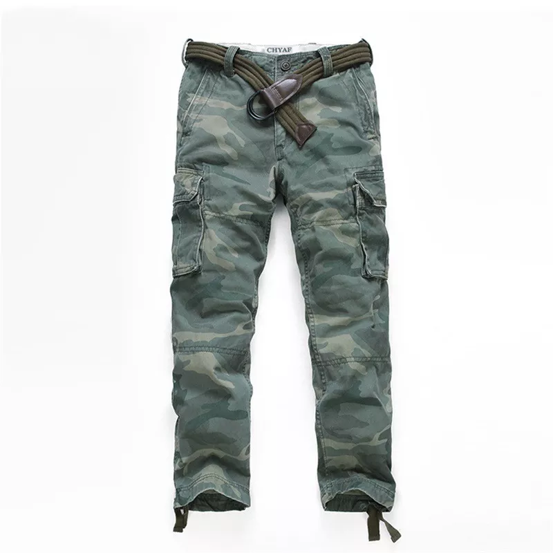 Pantalones informales con cinturón para hombre Pantalones informales con cinturón para hombre