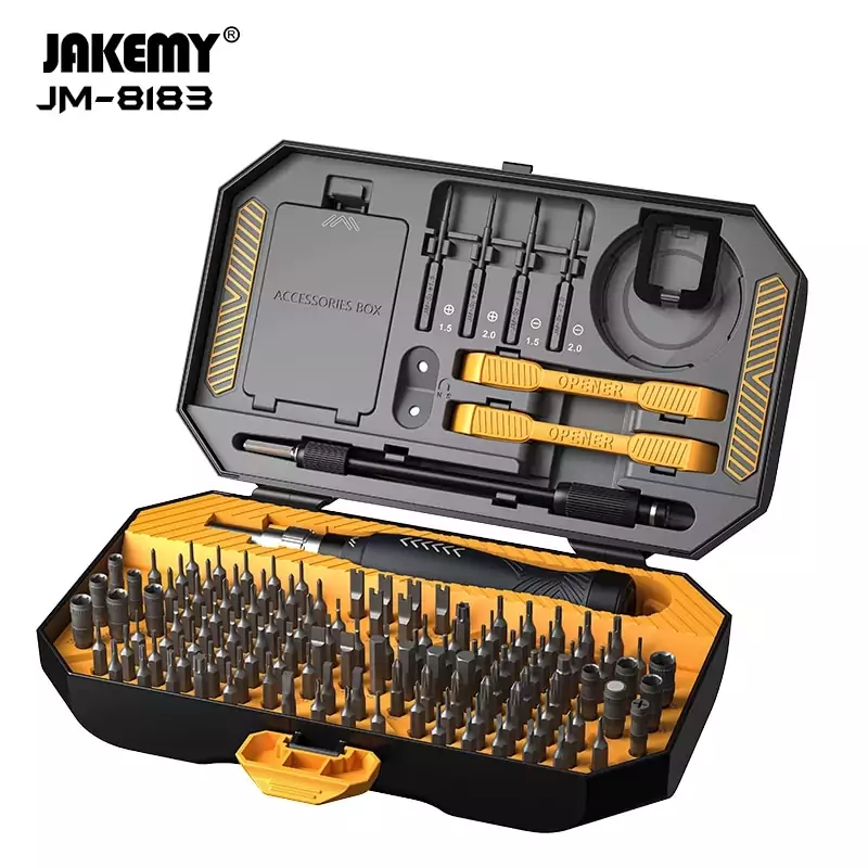 Set destornilladores de precisión Jakemy 145 en 1 Set destornilladores de precisión Jakemy 145 en 1