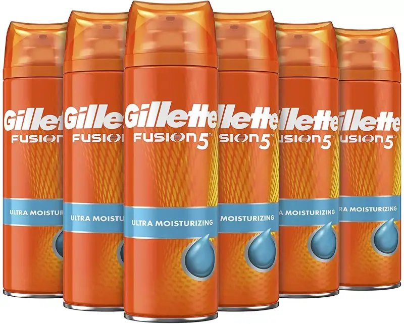 Pack de 6 Geles de Afeitar Gillette Fusion 5 Pack de 6 Geles de Afeitar Gillette Fusion 5