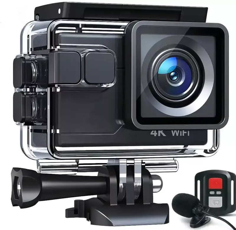 Cámara Deportiva WiFi 4K 20MP + 2 Baterías + Accesorios Cámara Deportiva WiFi 4K 20MP + 2 Baterías + Accesorios