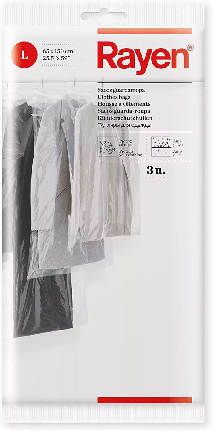 Pack de 3 sacos guardarropa de Rayen Pack de 3 sacos guardarropa de Rayen