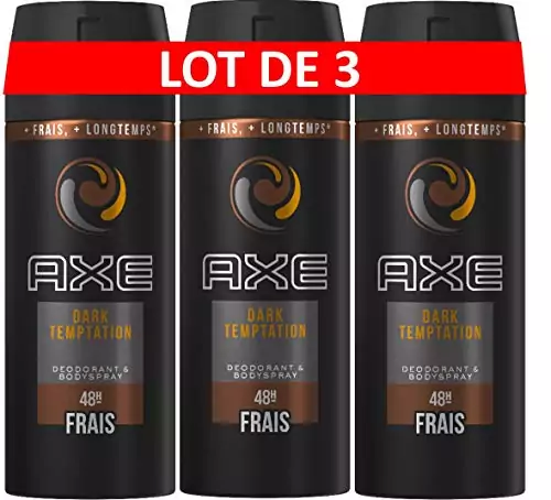 Pack de 3x150ml desodorantes Axe Dark Temptation Pack de 3x150ml desodorantes Axe Dark Temptation