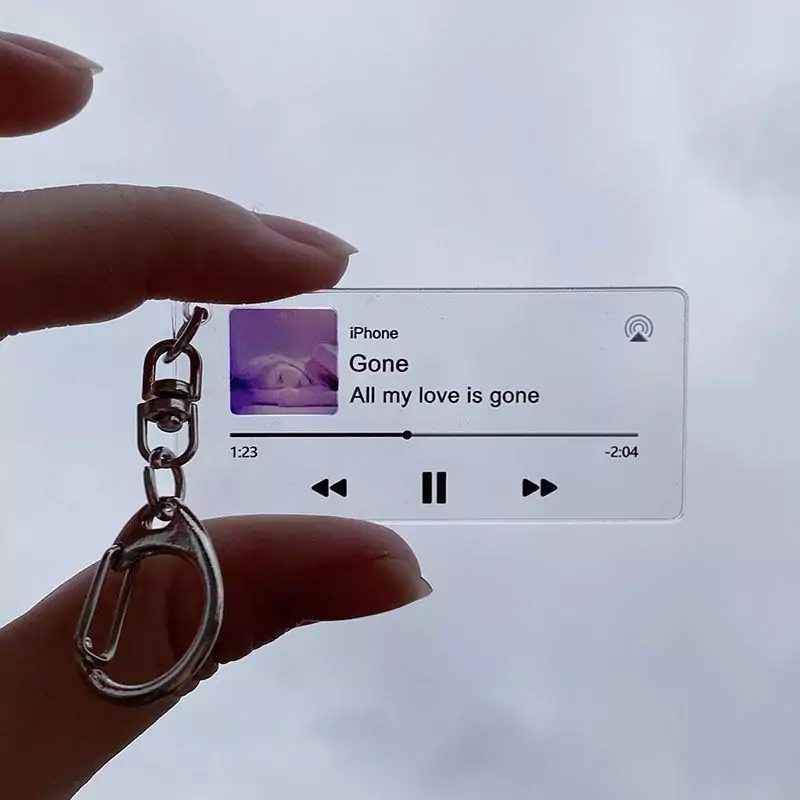 Llavero personalizado de Spotify Llavero personalizado de Spotify