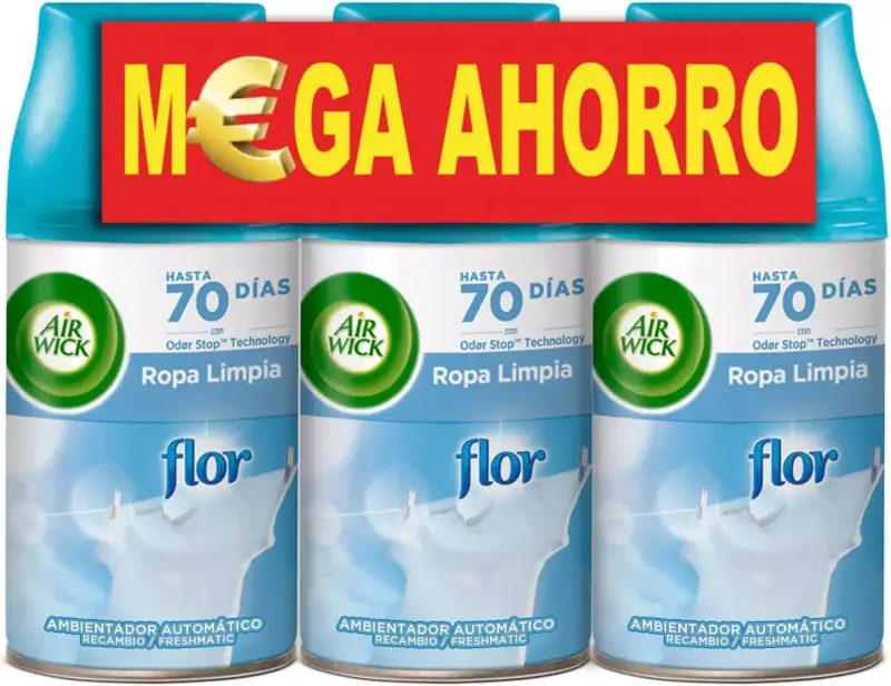 Pack 3 recambios Air Wick Freshmatic Pack 3 recambios Air Wick Freshmatic