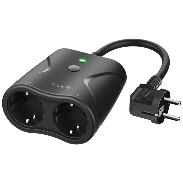Enchufe Doble WiFi para Exteriores IP44 Enchufe Doble WiFi para Exteriores IP44