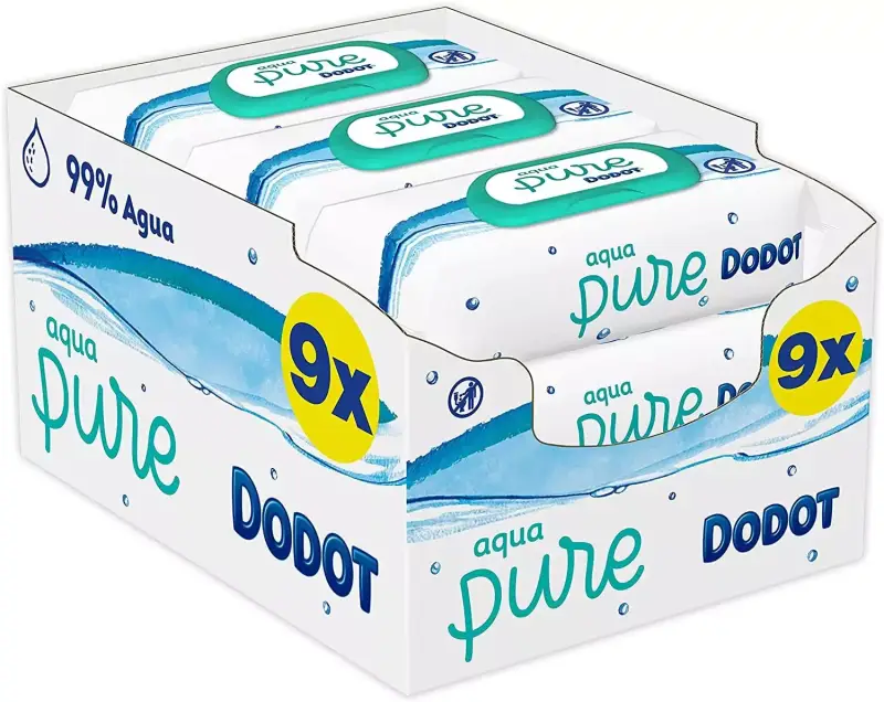 Toallitas Dodot Aqua Pure 9 Paquetes x 48und Toallitas Dodot Aqua Pure 9 Paquetes x 48und