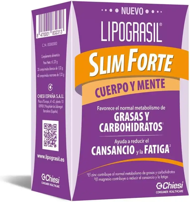 Complemento alimenticio Lipograsil Slim Forte: Cuerpo y Mente Complemento alimenticio Lipograsil Slim Forte: Cuerpo y Mente
