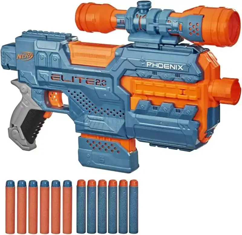 Nerf Elite 2.0 Phoenix CS-6 Blaster motorizado Nerf Elite 2.0 Phoenix CS-6 Blaster motorizado