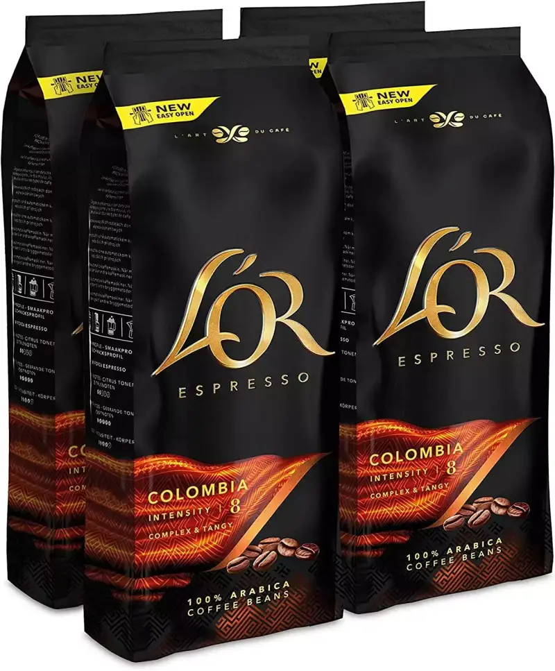4 x Café en Grano Colombia L'OR Espresso 4 x Café en Grano Colombia L'OR Espresso
