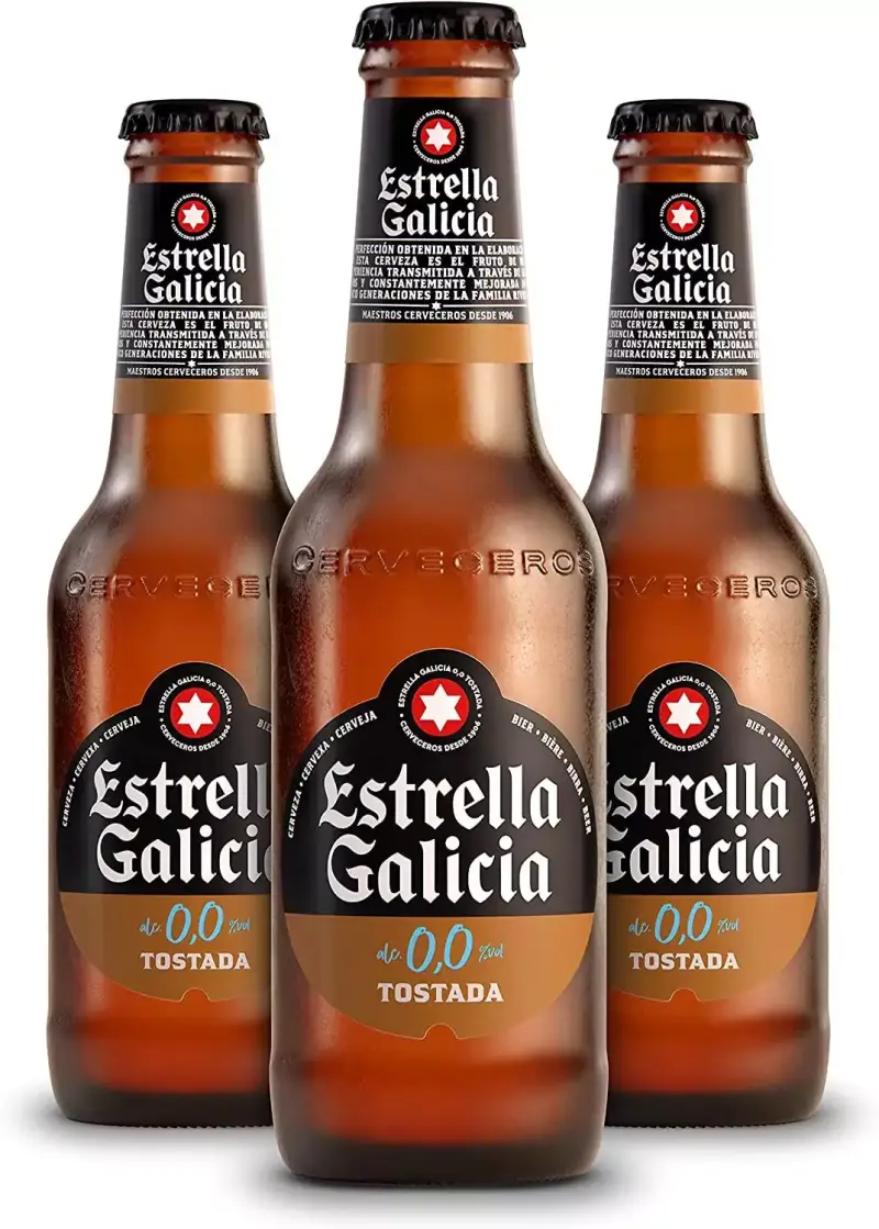 Estrella Galicia 0,0 Tostada 24x250 ml Estrella Galicia 0,0 Tostada 24x250 ml