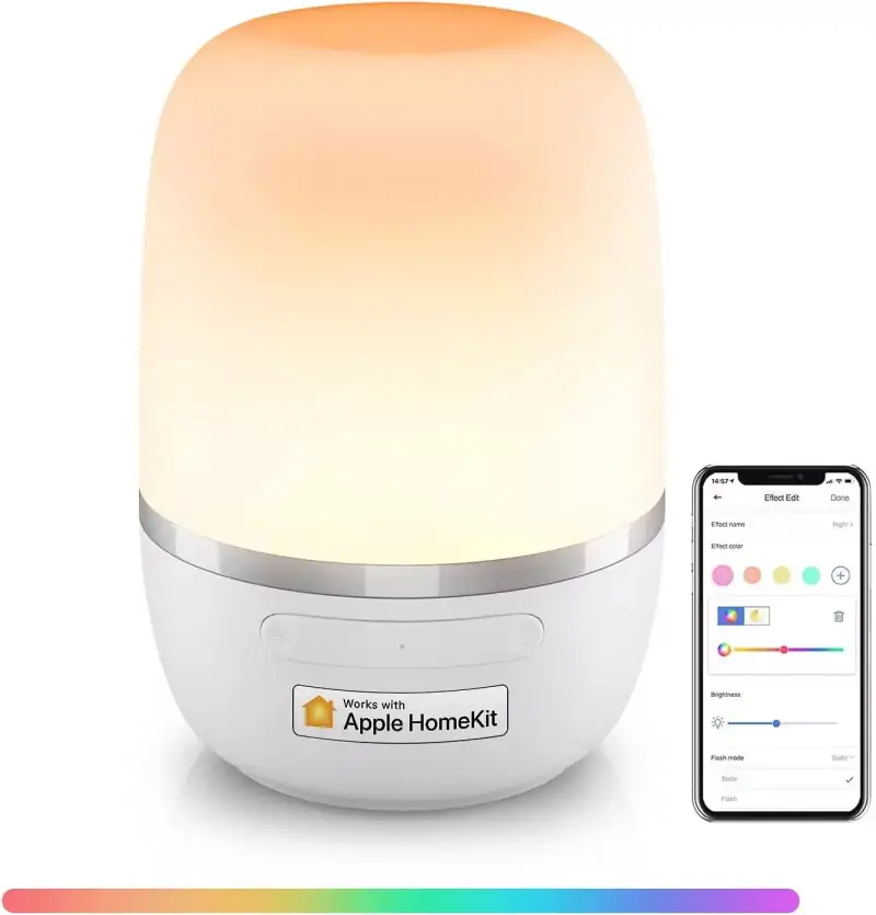 Lámpara nocturna Inteligente con Wifi y RGB Lámpara nocturna Inteligente con Wifi y RGB
