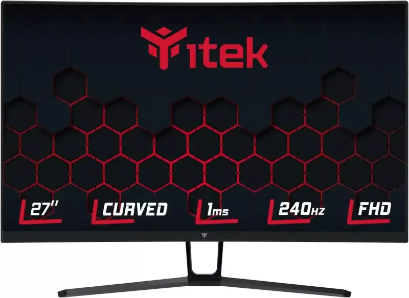 Monitor Itek de 27" Curvo FullHD 240Hz con G-Sync Monitor Itek de 27" Curvo FullHD 240Hz con G-Sync