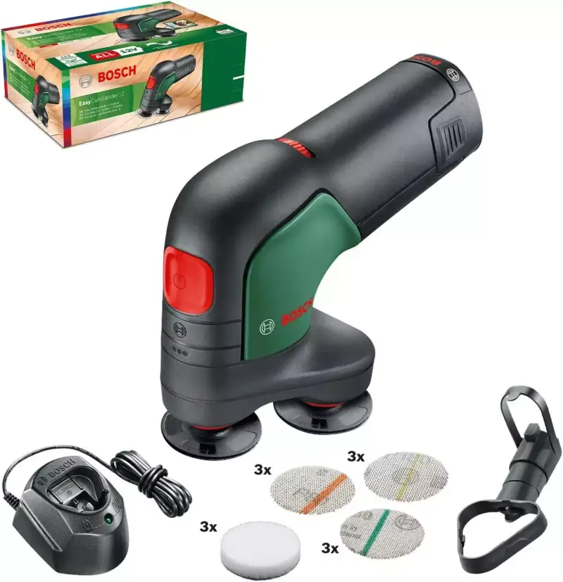 Lijadora y pulidora Bosch EasyCurvSander a batería Lijadora y pulidora Bosch EasyCurvSander a batería