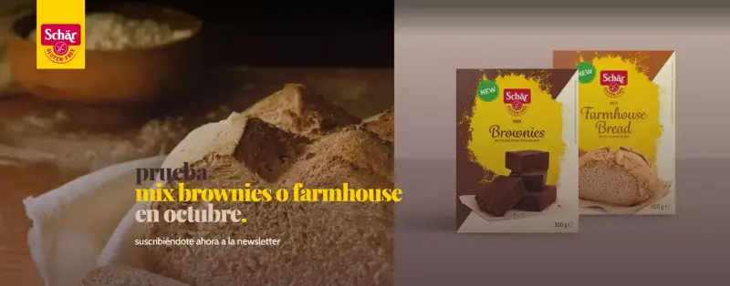 Muestra de Mix Brownies o Mix Farmhouse Bread en octubre Muestra de Mix Brownies o Mix Farmhouse Bread en octubre